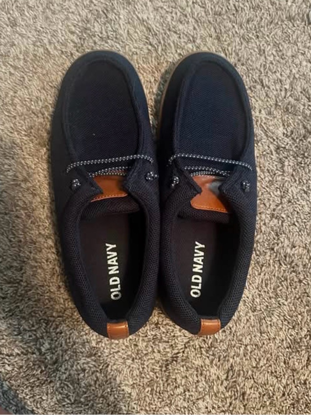 Old Navy Men's Navy mesh loafers
